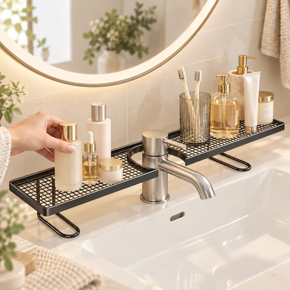 Fgorre sink rack everyday setup