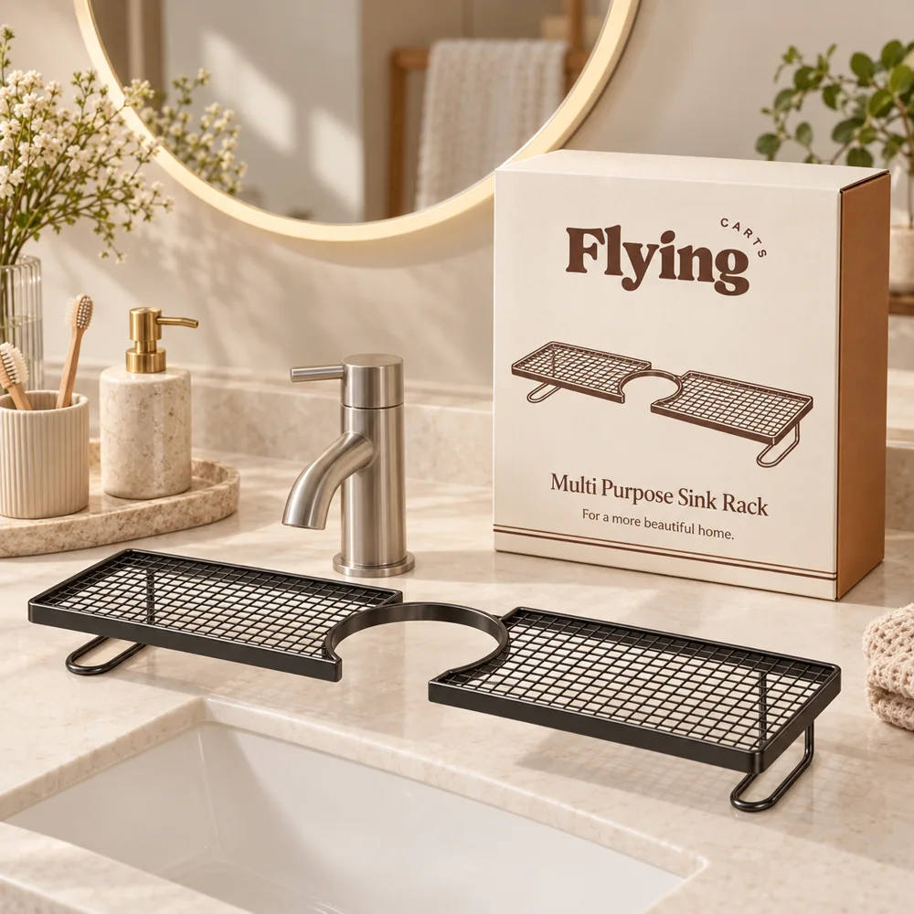Fgorre Multi-Purpose Sink Rack lifestyle view