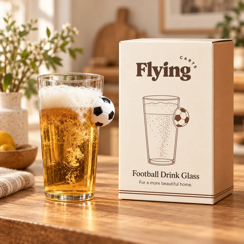 Football Drink Glass styled view