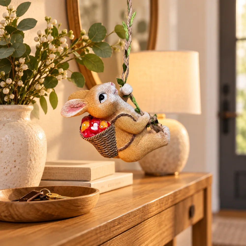Climbing Rabbit Ornament — Ready for your space