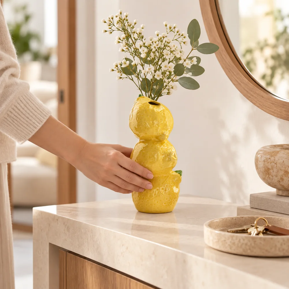 Creative Fruit Stack Vase — Form and function