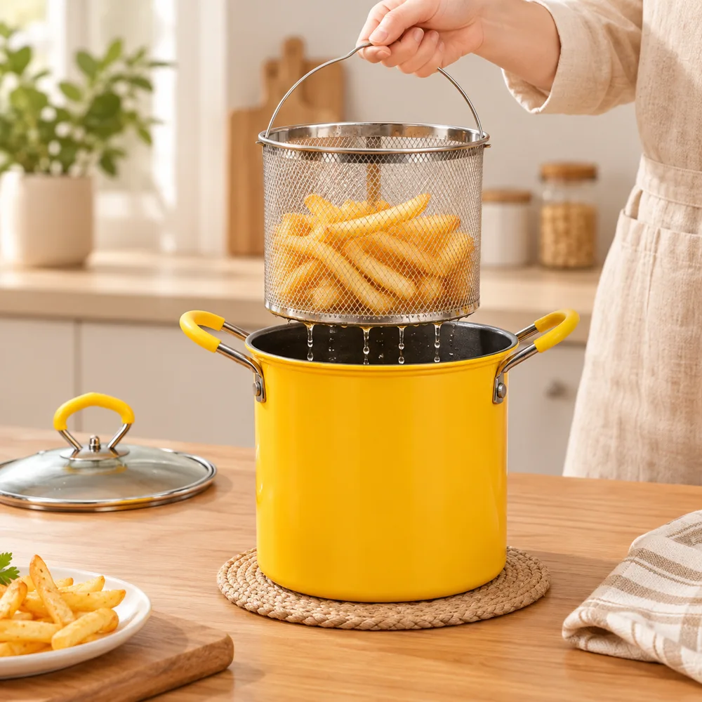Premium Deep Fryer Pot — Ready for your space