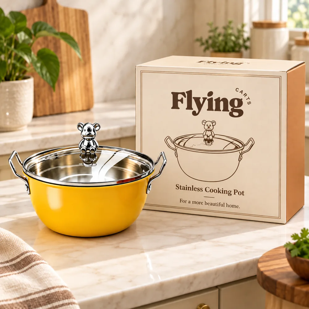 Colorful Bear Cooking Pot styled view