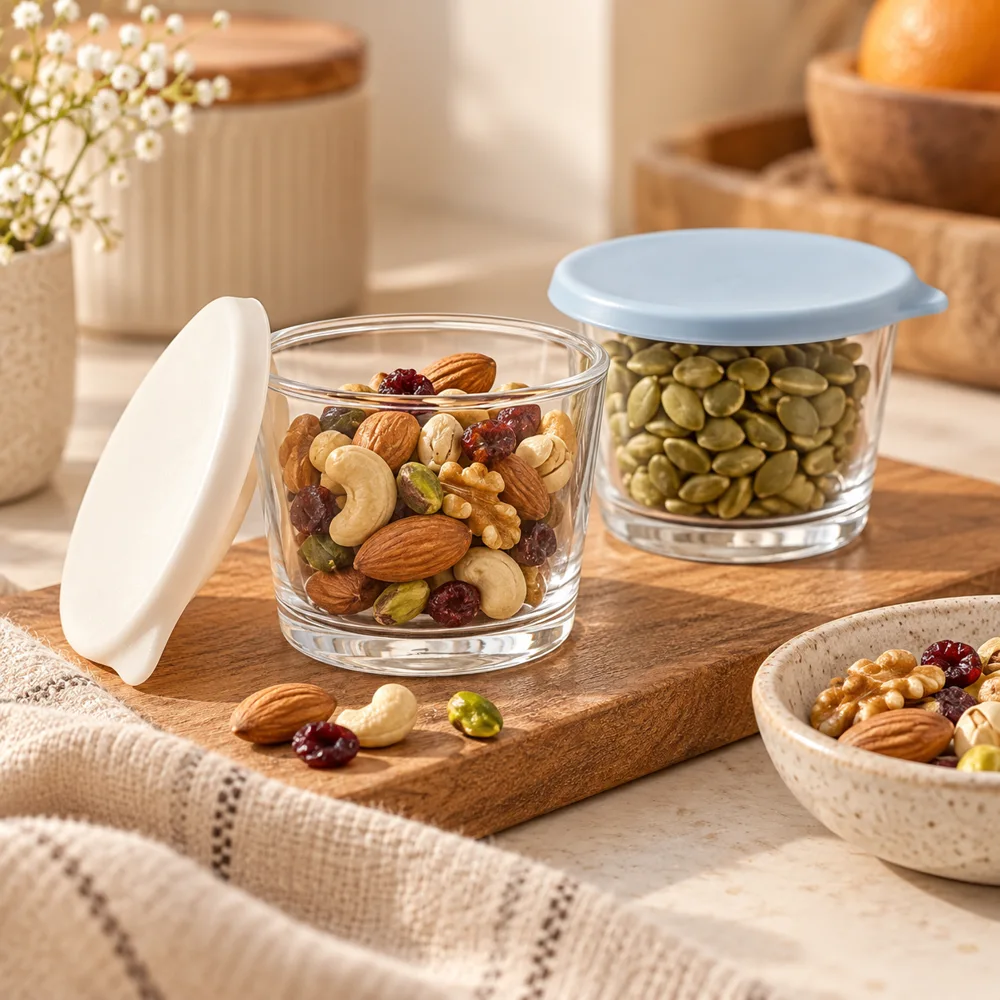 Mini containers close view