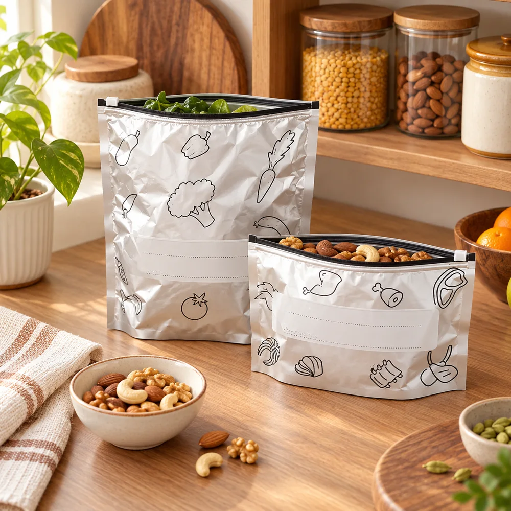 Aluminum Foil Fresh Sealed Bag — Form and function