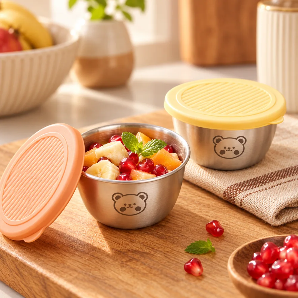 Mini Panda Bowls close view