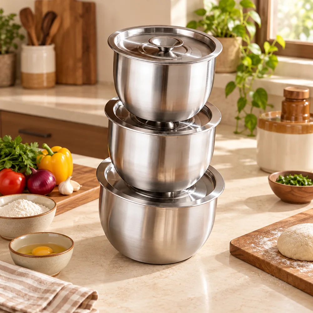 Stainless Steel Mixing Bowl Set