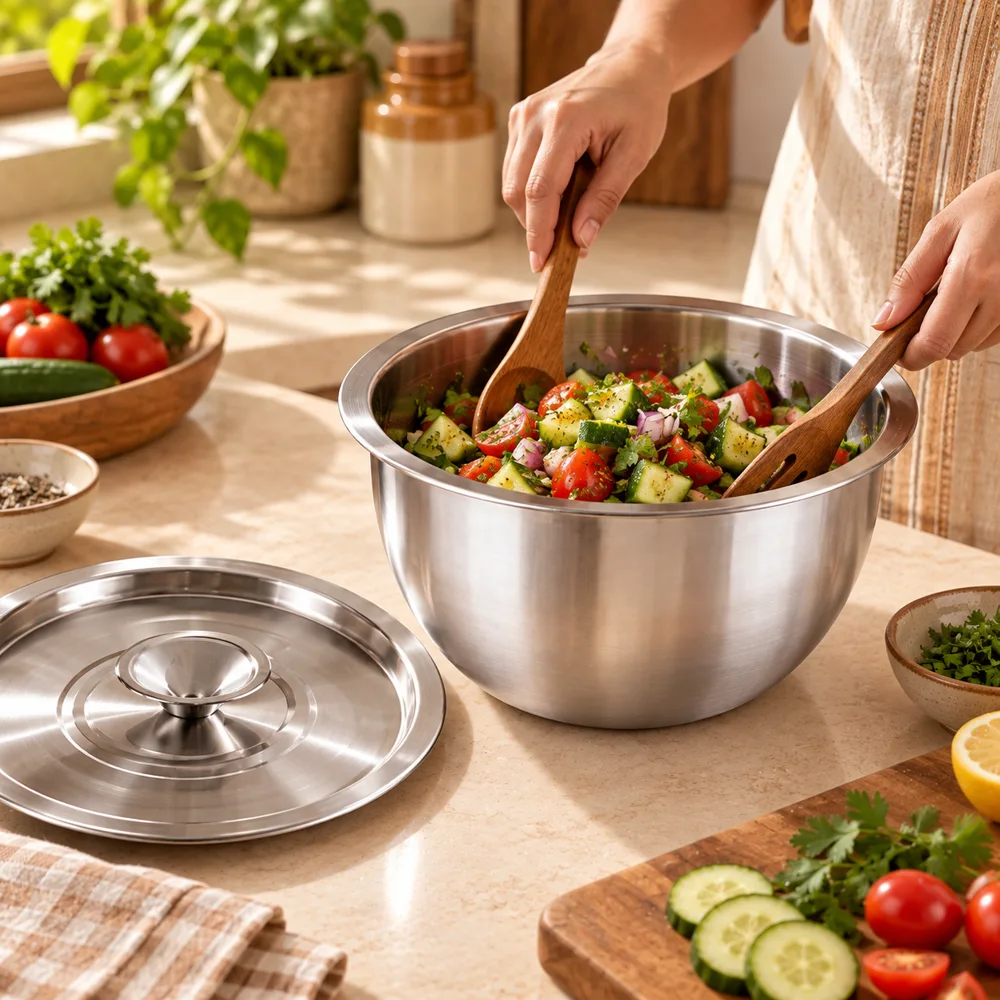 Stainless Steel Mixing Bowl Set — Form and function