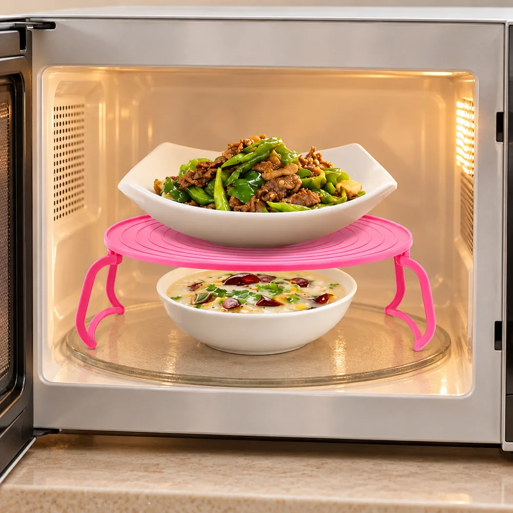 Microwave Folding Tray — Everyday setup