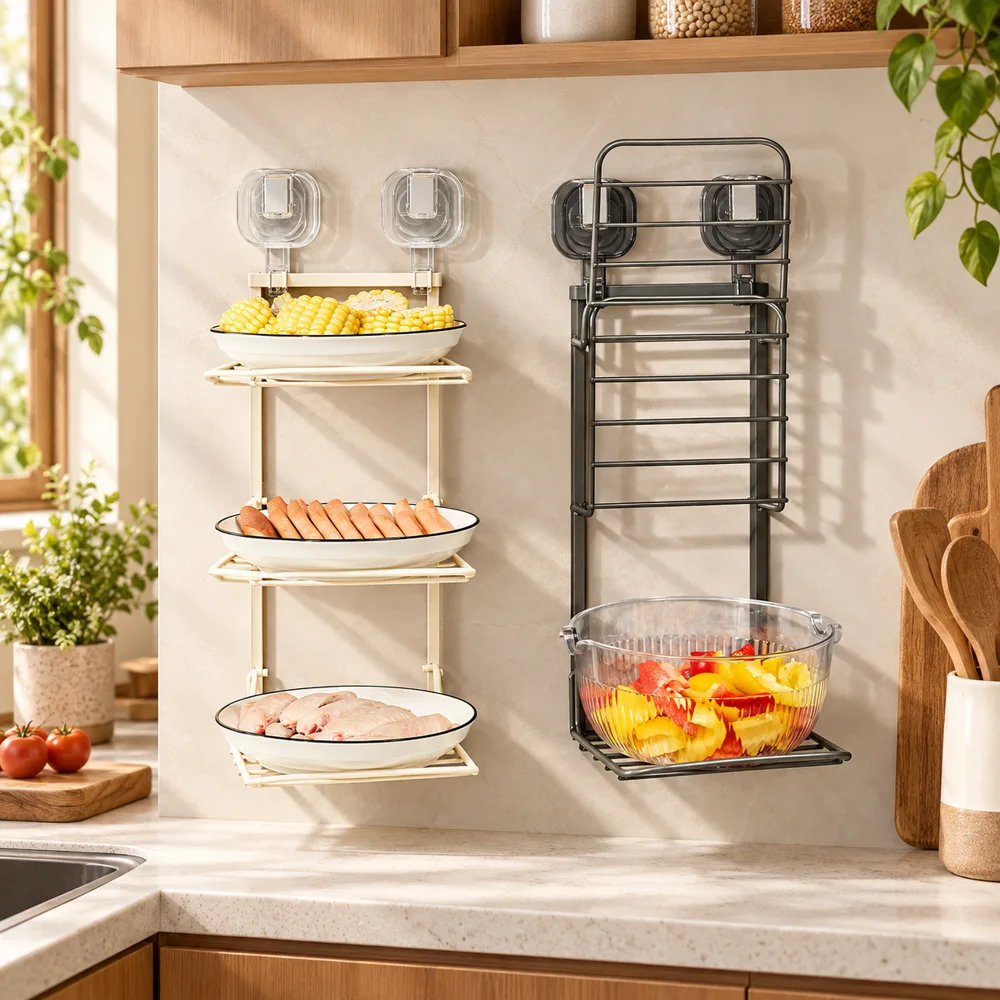 Folding Kitchen Storage Rack