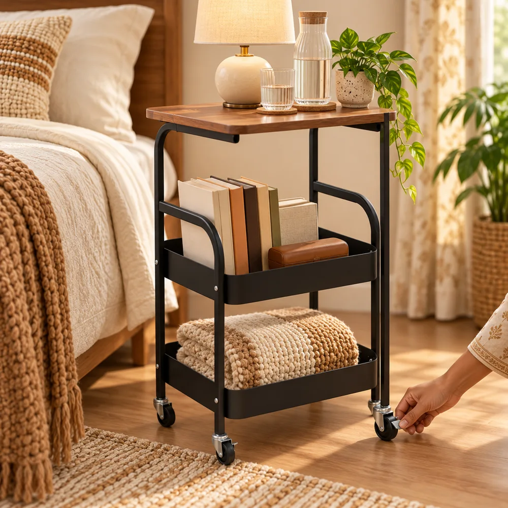 Movable Storage Rack close view