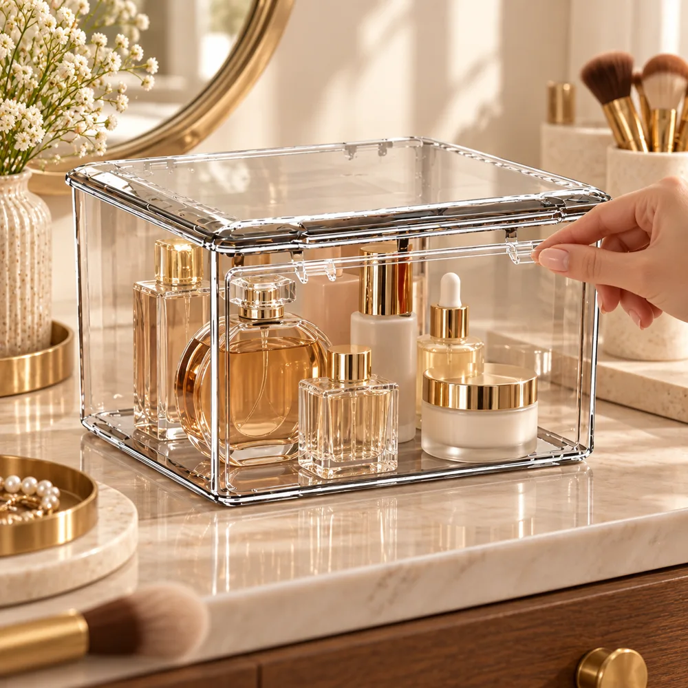 Transparent Desktop Storage Box — Ready for your space