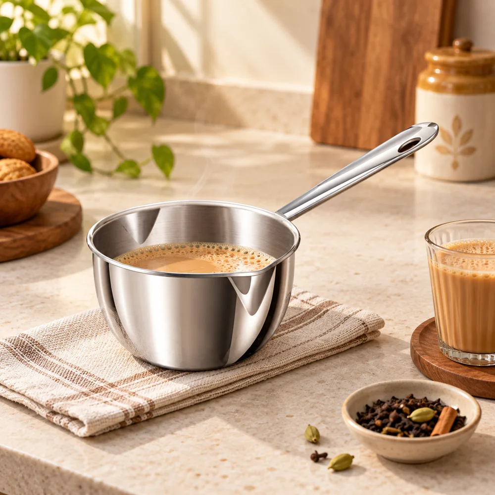 All-Steel Handle Mini Pouring Pan (250 ml)