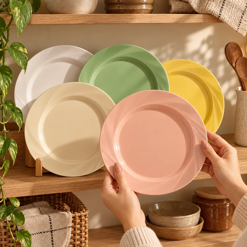 Pastel Breakfast Plates (20 cm) detail
