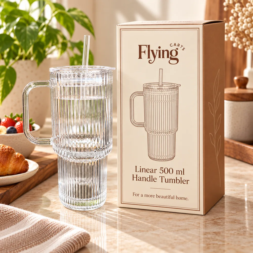 Linear 500ml Handle Tumbler (500 ml) styled view