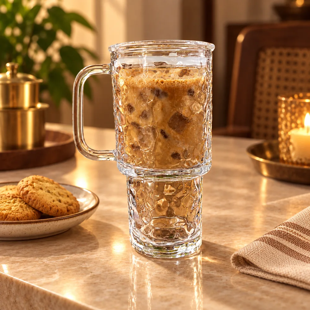 Glacier 500ml Handle Tumbler (500 ml) close view