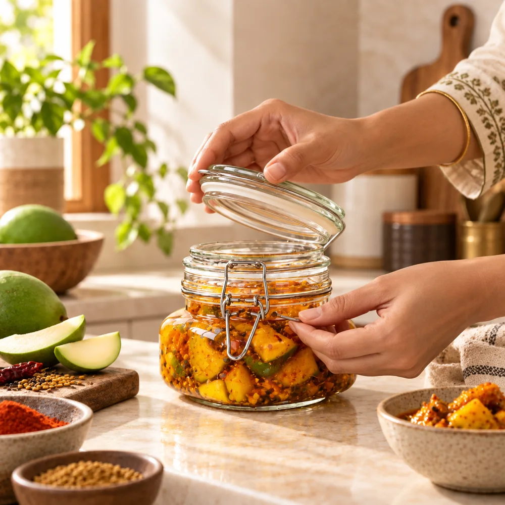Square Clip-Top Pantry Jars (750 ml) — Form and function