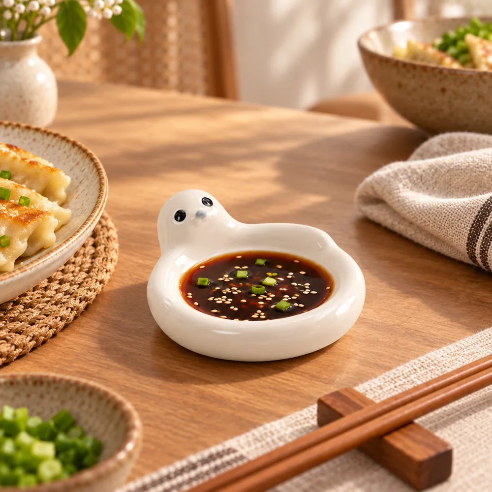 Seal Ceramic Dipping Dish detail
