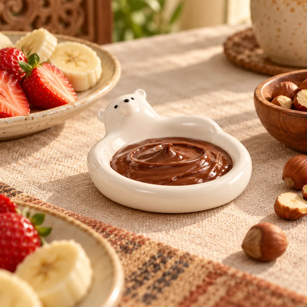 Polar Bear Ceramic Dipping Dish — Ready for your space