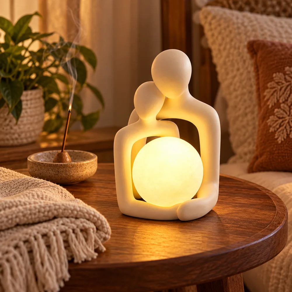 Together Leaning Couple Accent Light (USB Rechargeable) detail