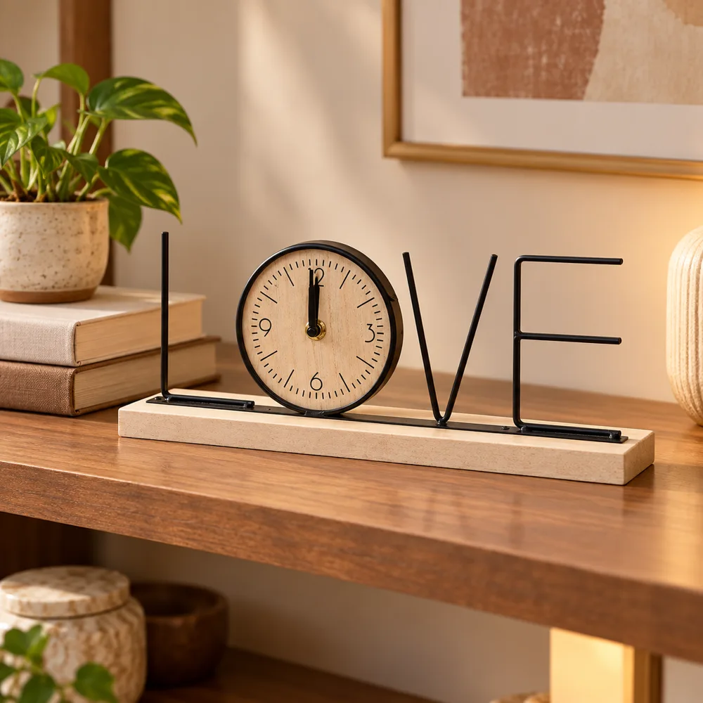 LOVE Letter Table Clock — Ready for your space