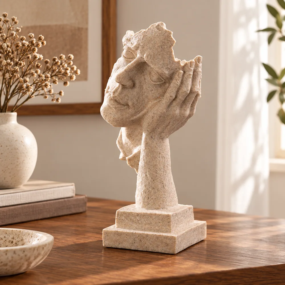 Quietude Sandstone Listening Sculpture — Ready for your space