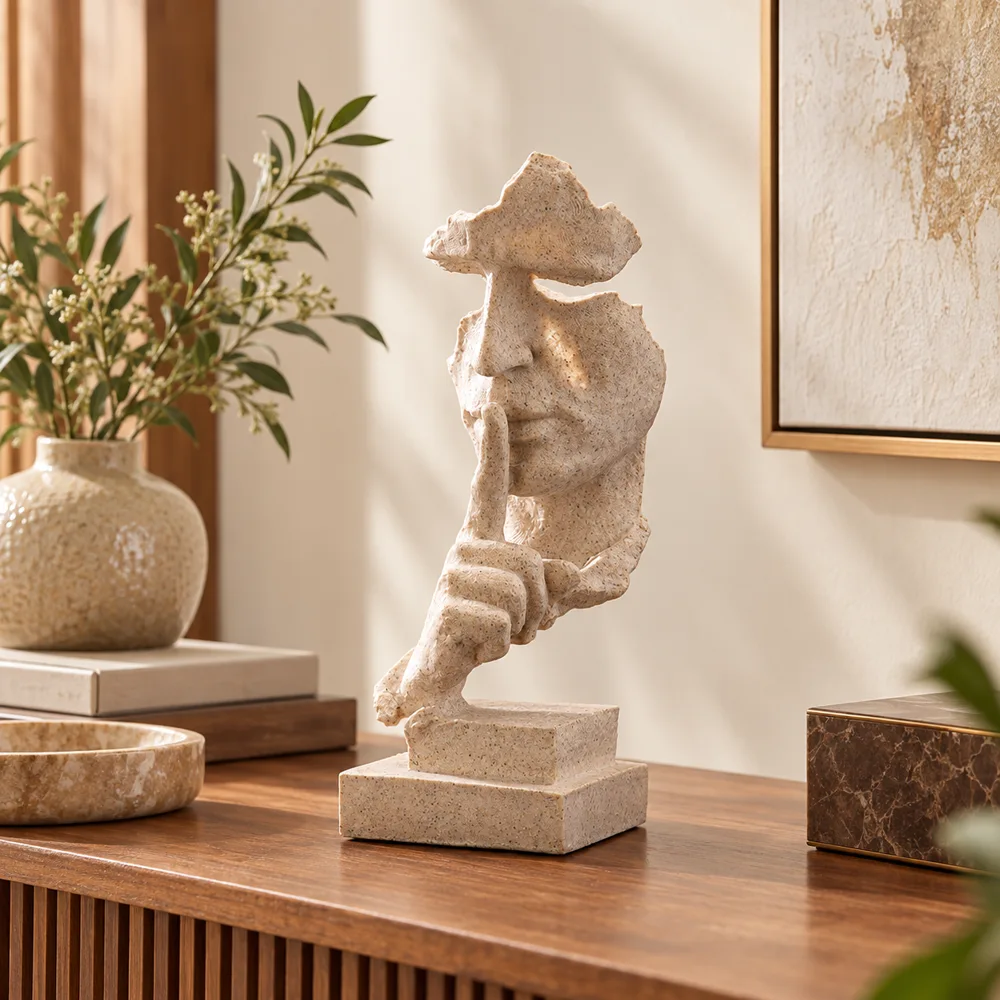 Quietude Sandstone Silence Sculpture