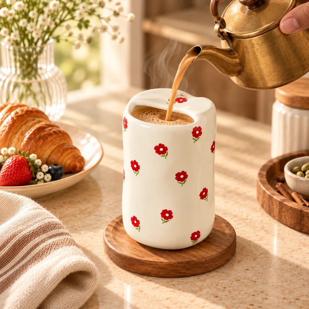 Little Blossom Ceramic Mug (330 ml) — Form and function