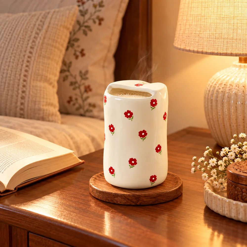 Little Blossom Ceramic Mug (330 ml) close view