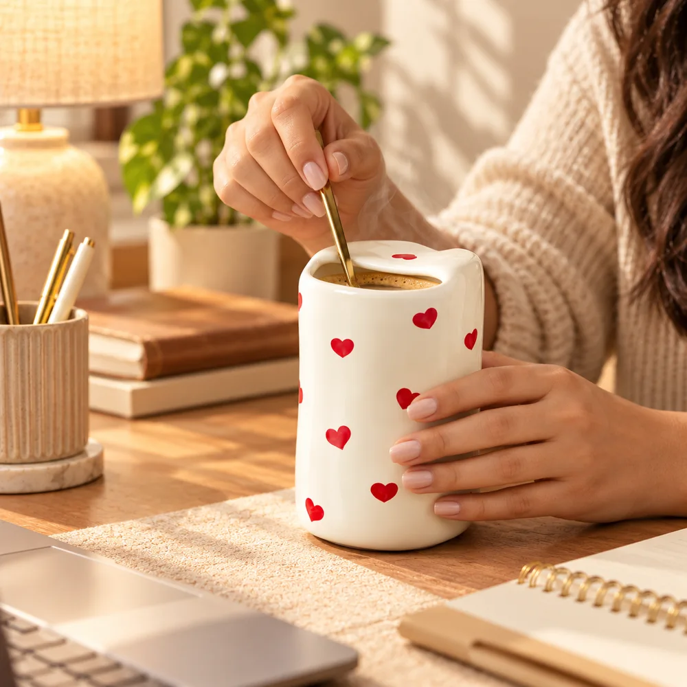Sweetheart Ceramic Mug (330 ml) — Ready for your space