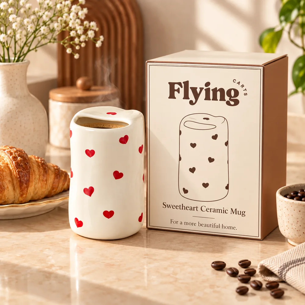 Sweetheart Ceramic Mug (330 ml) styled view