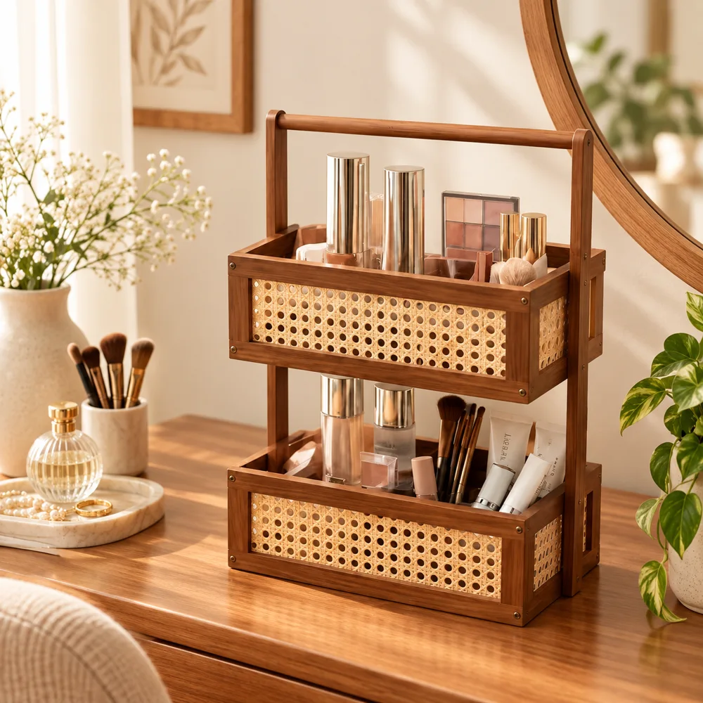 Woven Vanity Display Stand