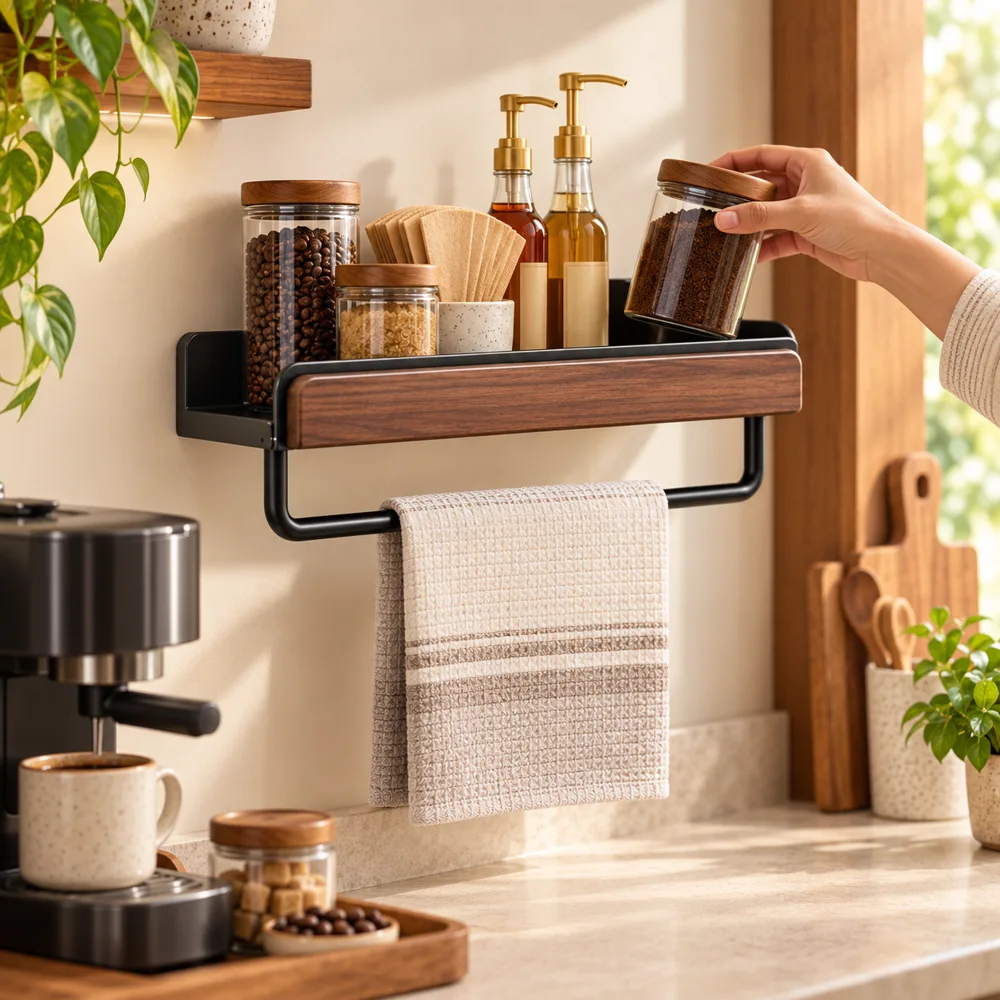 Rail & Shelf Kitchen Organiser (40 cm) — Form and function