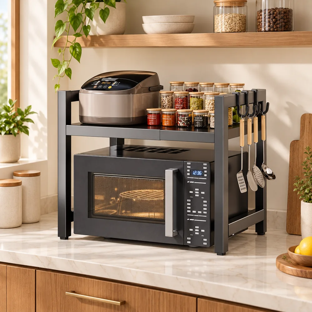 Extendable Appliance Shelf Single Shelf
