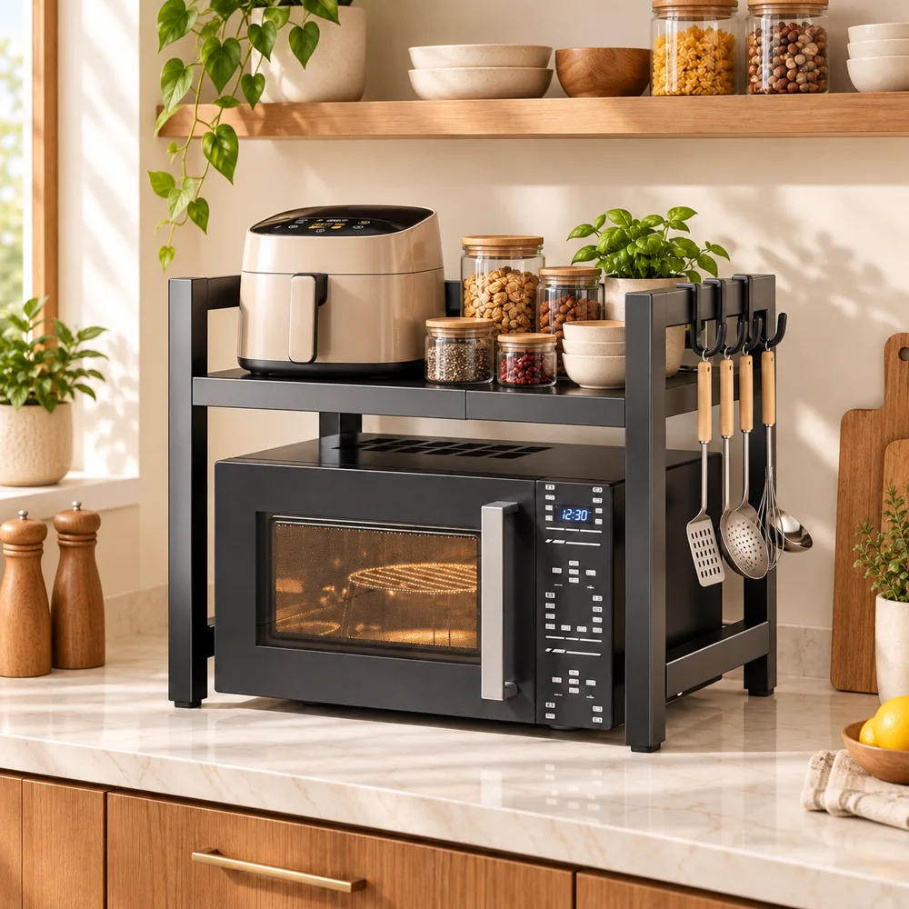 Extendable Appliance Shelf Single Shelf — Form and function