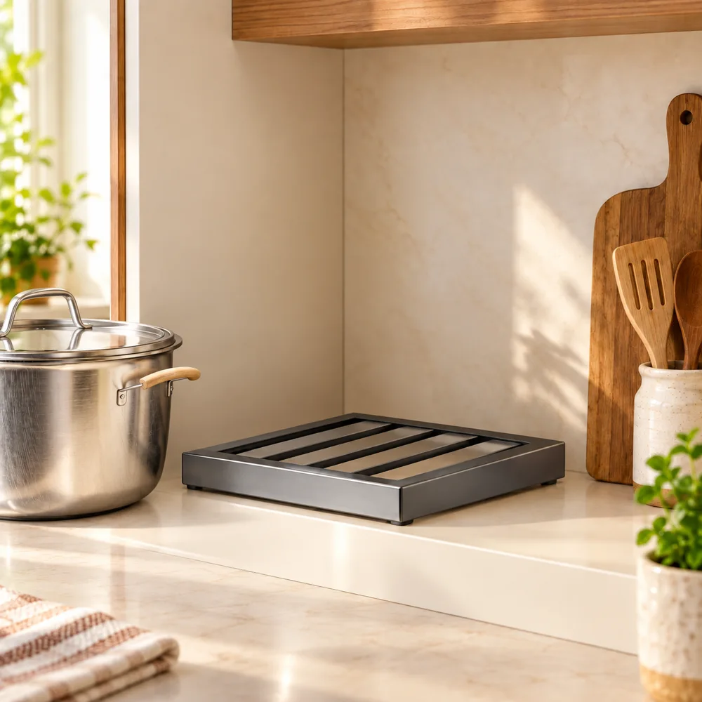 Single level Kitchen Pot Stand styled view