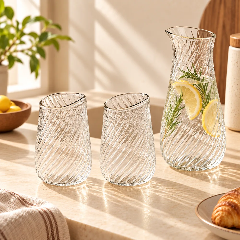 Whirl Iced Coffee Glass Tall (400 ml) — Ready for your space