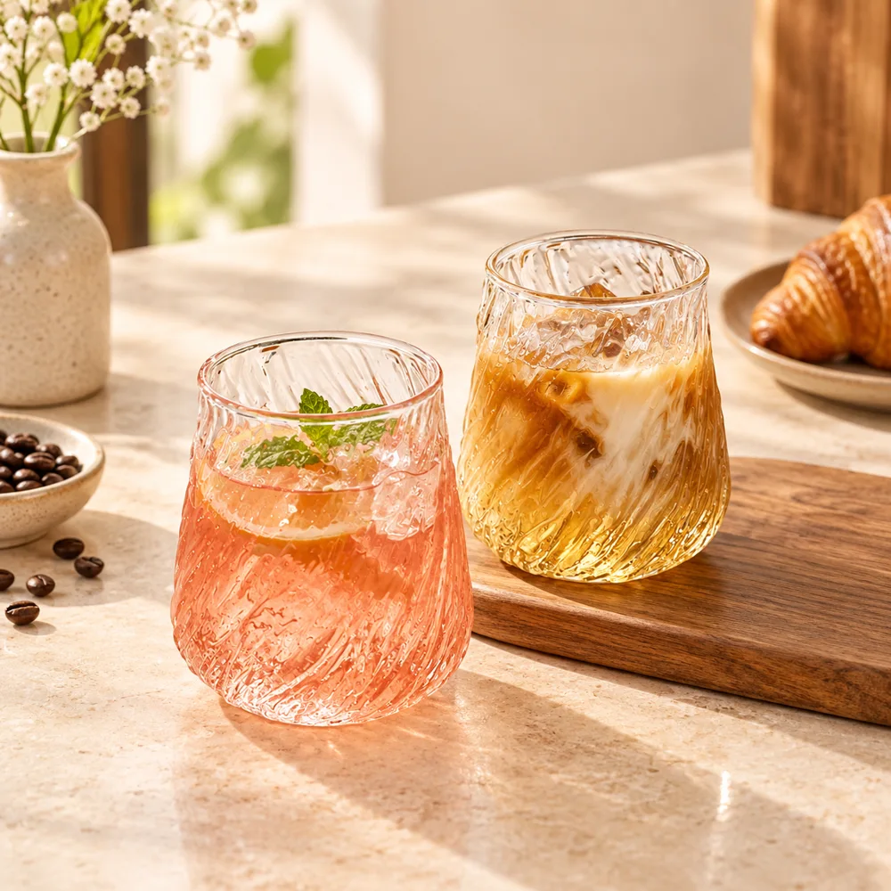 Whirl Iced Coffee Glass Short (380 ml)