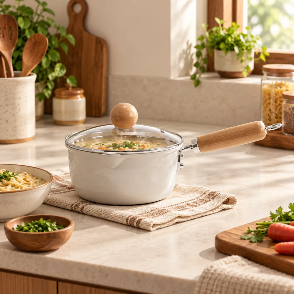 Pastel Milk & Noodle Pan (16 cm & Lid)