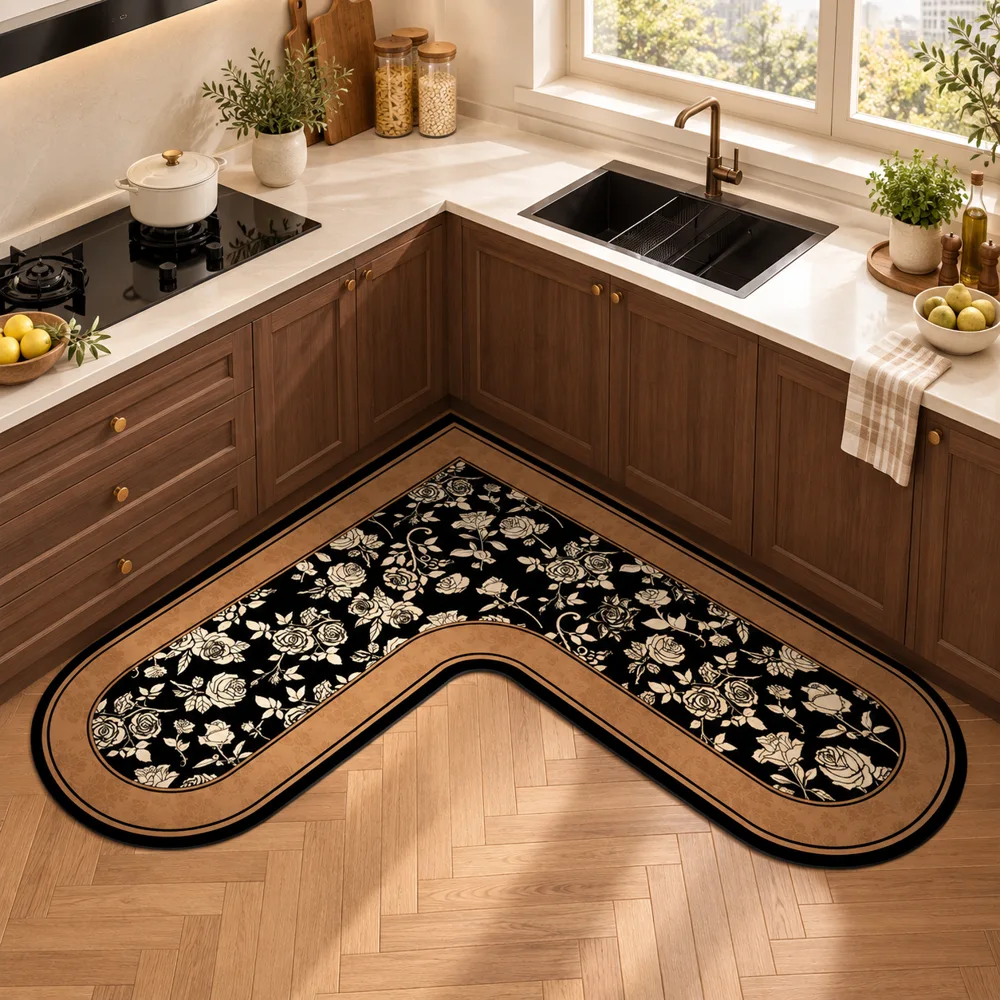 Heritage L Mat Midnight Botanical (90 × 90 × 45 cm)