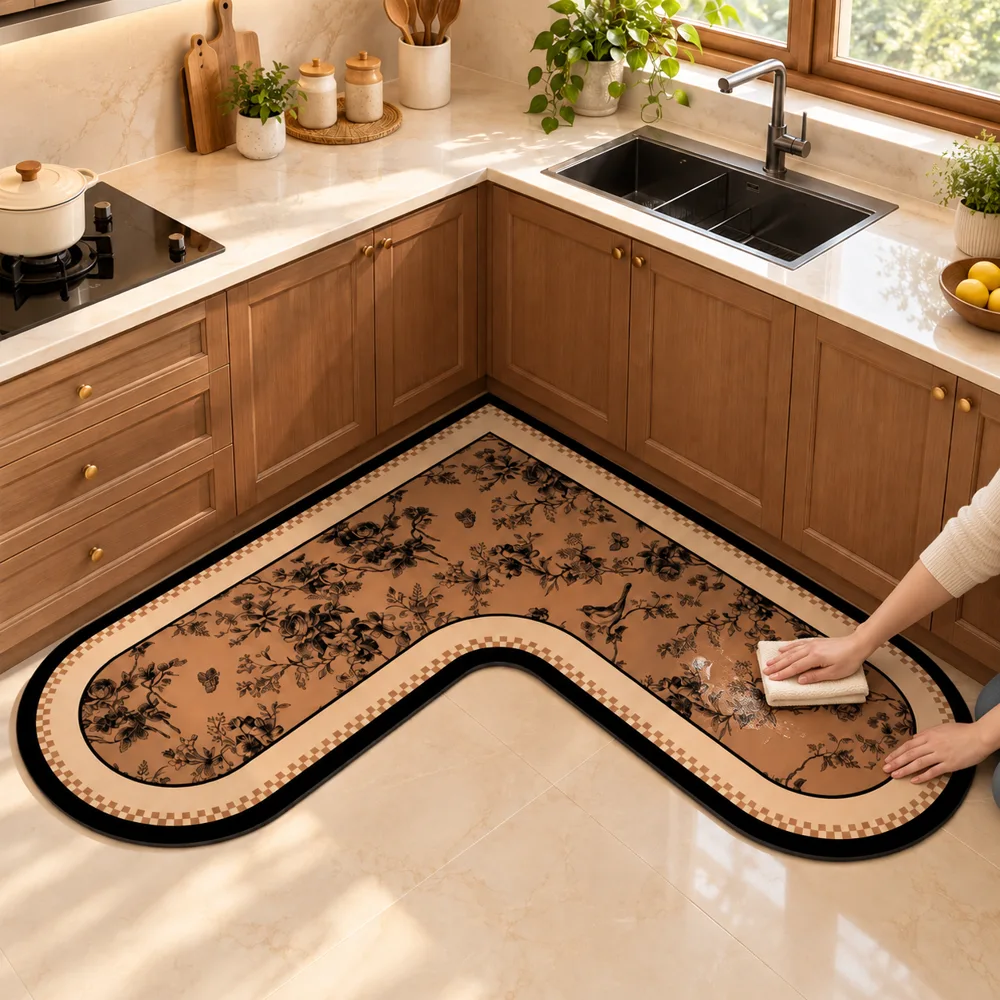 Heritage L Mat Amber Garden (90 × 90 × 45 cm) — Ready for your space