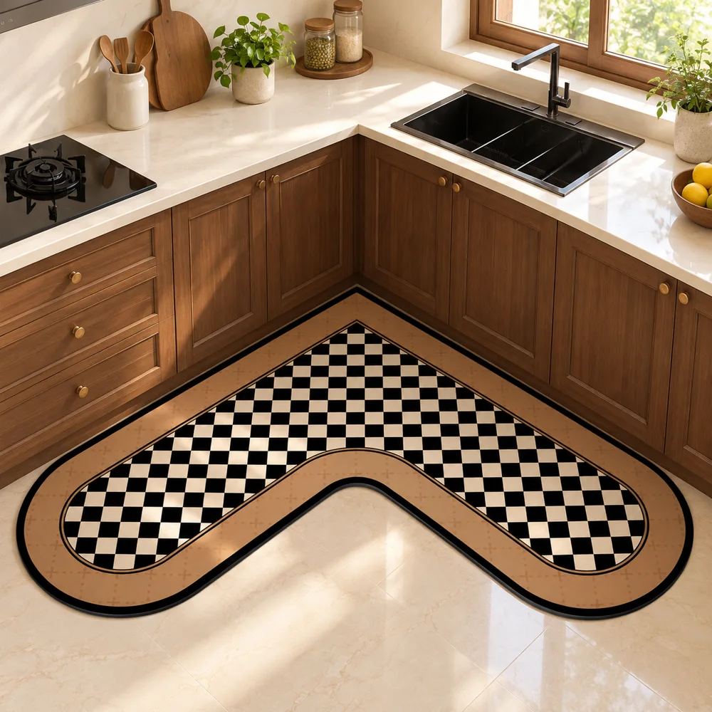 Heritage L Mat Classic Checker (90 × 90 × 45 cm)