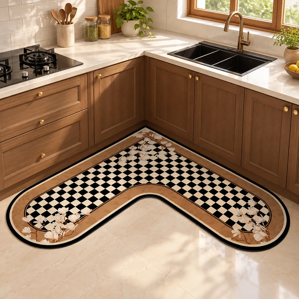 Heritage L Mat Checker Blossom (90 × 90 × 45 cm)