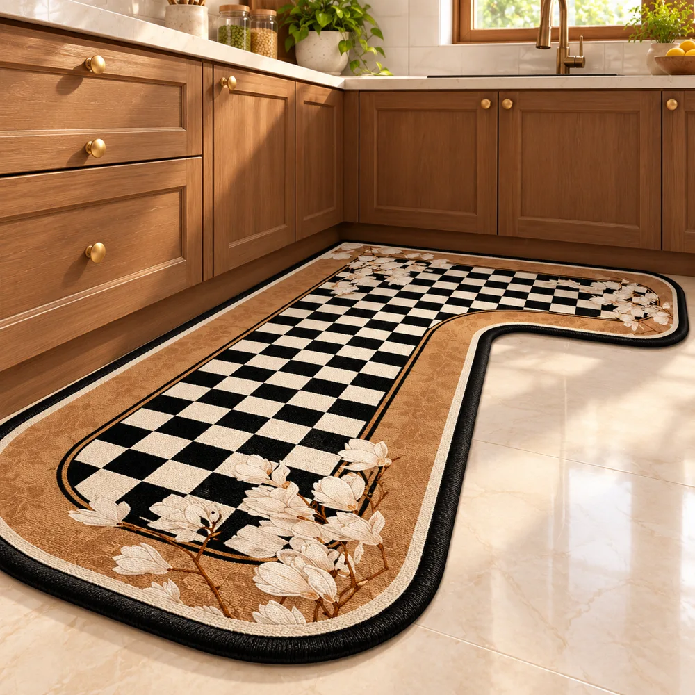 Heritage L Mat Checker Blossom (90 × 90 × 45 cm) styled view