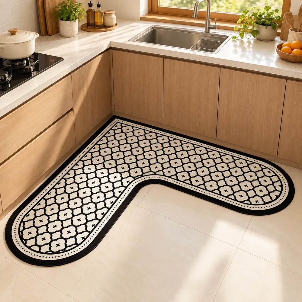 Maison L Mat Diamond Lattice (120 × 120 cm)