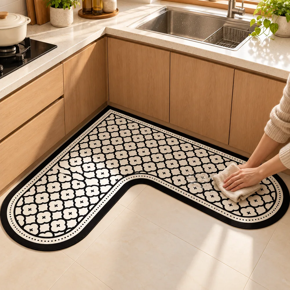 Maison L Mat Diamond Lattice (120 × 120 cm) — Ready for your space
