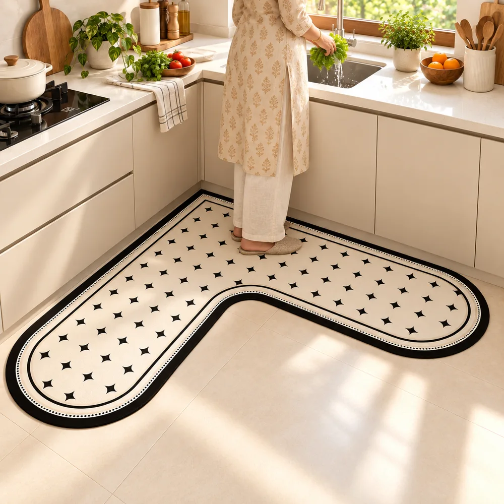 Maison L Mat Petite Cross (120 × 120 cm) — Everyday setup