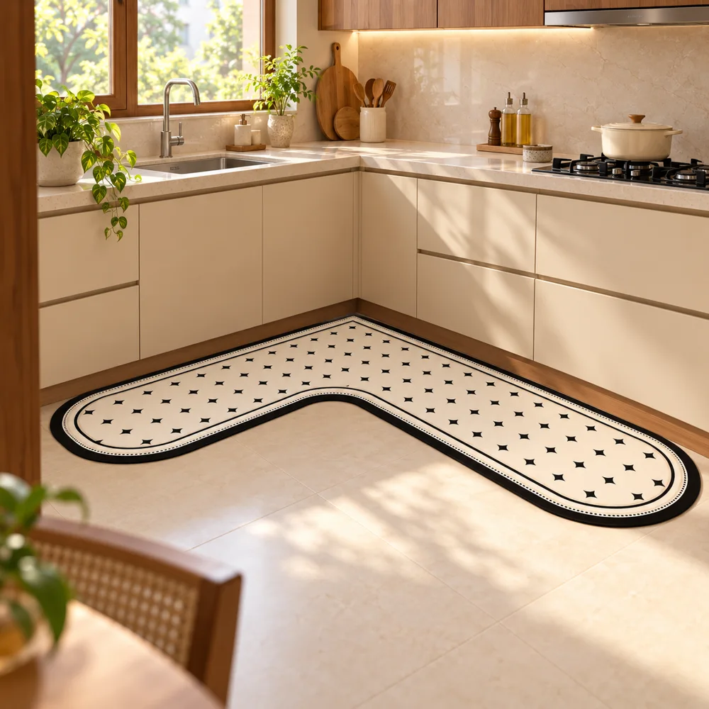 Maison L Mat Petite Cross (120 × 120 cm) — Form and function