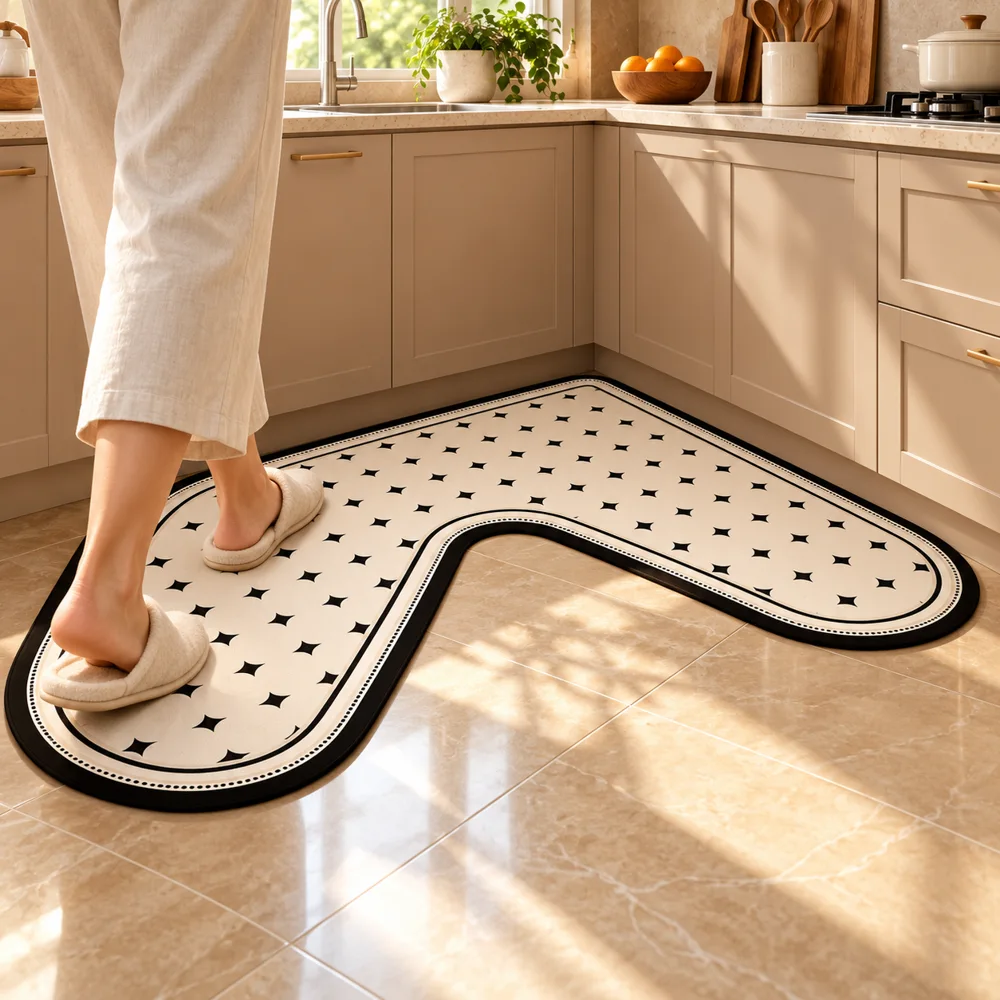 Maison L Mat Petite Cross (120 × 120 cm) detail