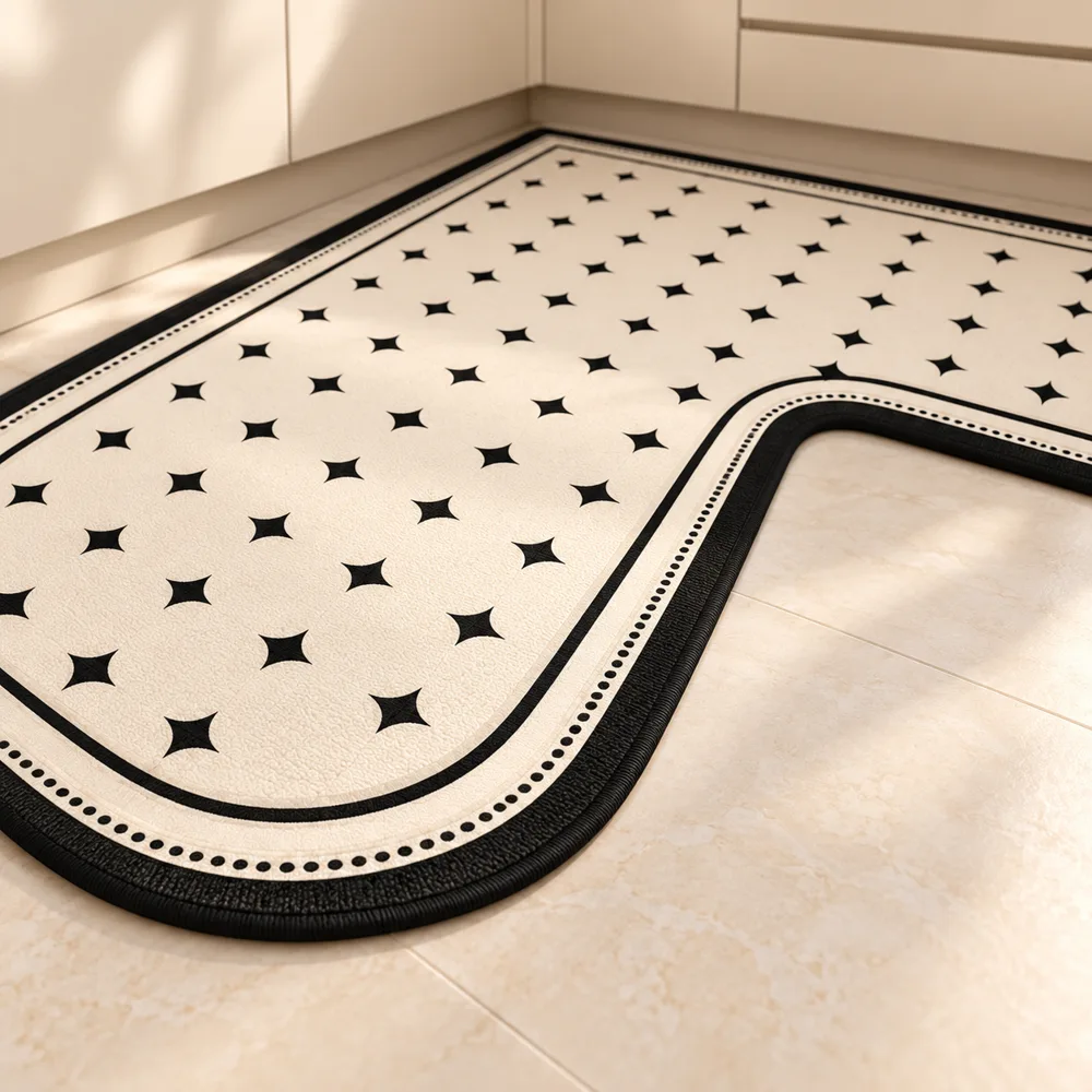 Maison L Mat Petite Cross (120 × 120 cm) styled view
